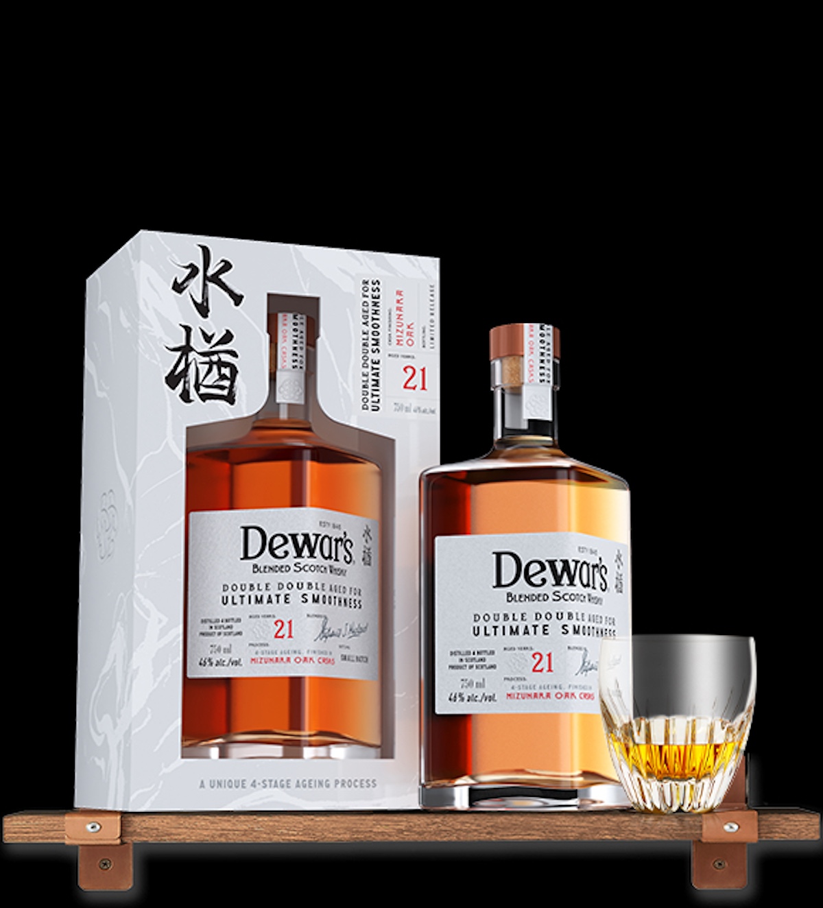 Double Double 21-Year-Old Mizunara Oak Cask Finish Whisky