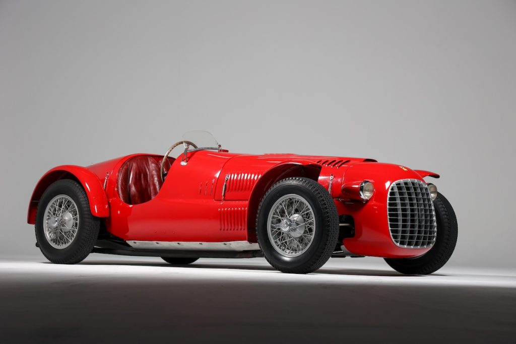 Ferrari 166 Spyder Corsa at the Concorso d’Eleganza Villa d’Este