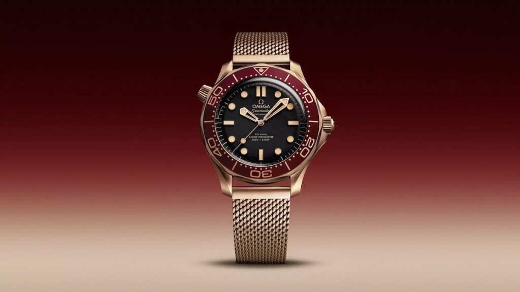 OMEGA Seamaster Diver in Bronze Gold and Burgundy