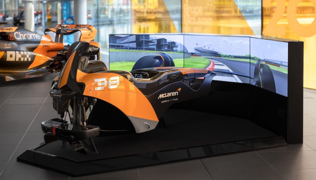 McLaren Racing Motion Simulator clubforman.com 2