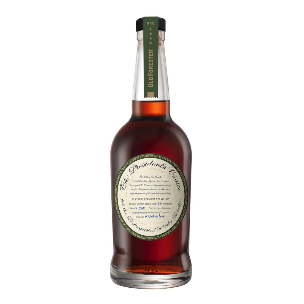 Old Forester President's Choice Single Barrel Whiskeys
