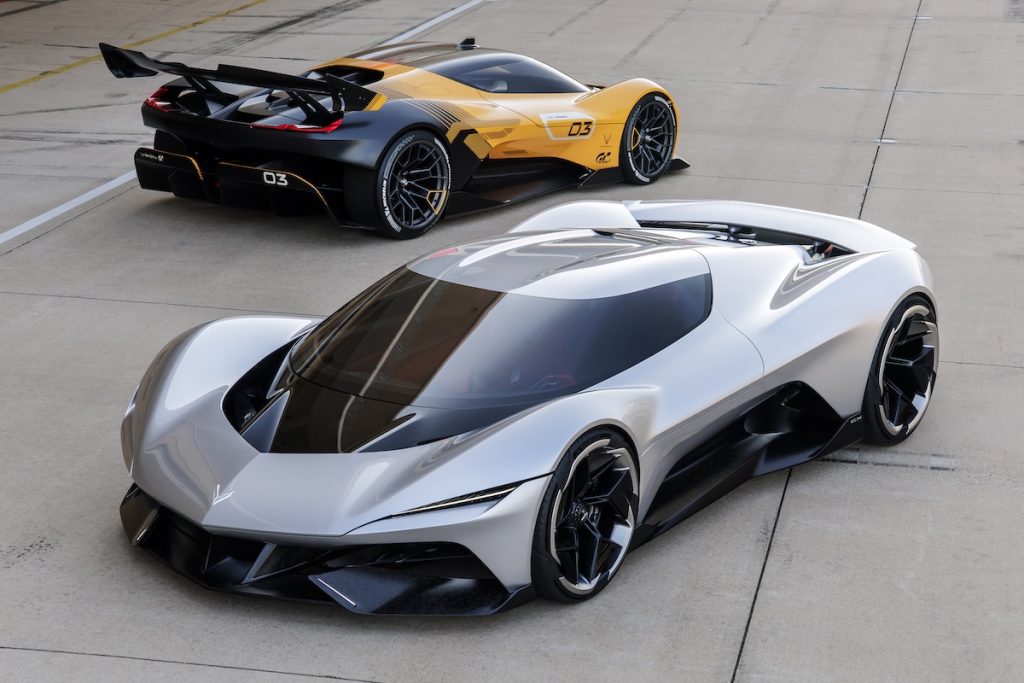 The Corvette CX and CX.R Vision Gran Turismo