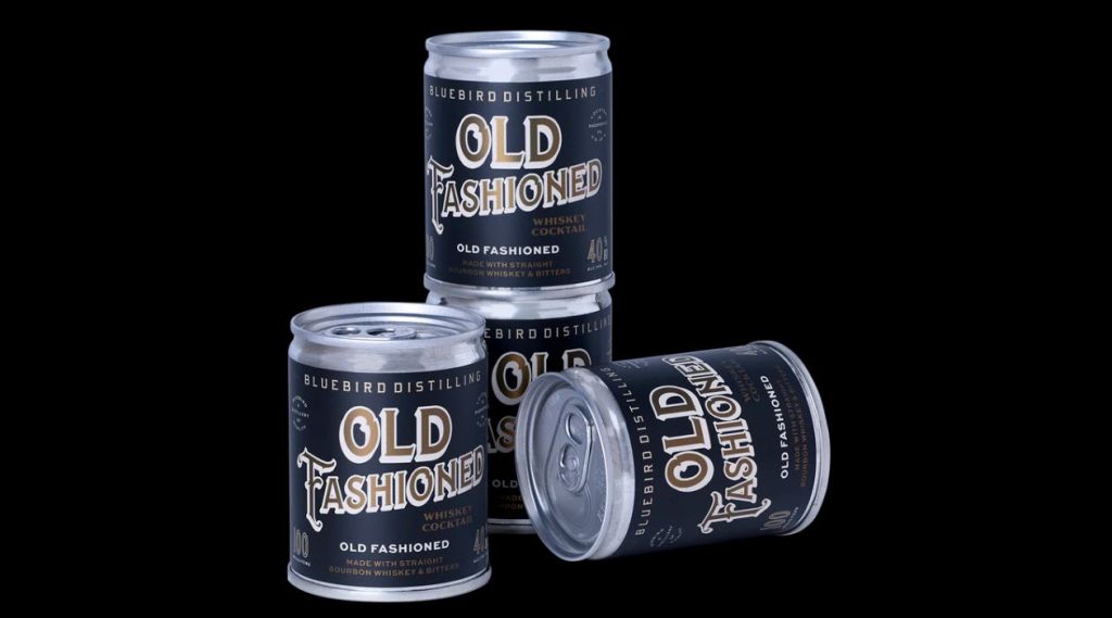 Bluebird Old Fashioned Canned Cocktails