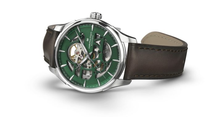 Hamilton Jazzmaster Skeleton 40mm in Empire Green
