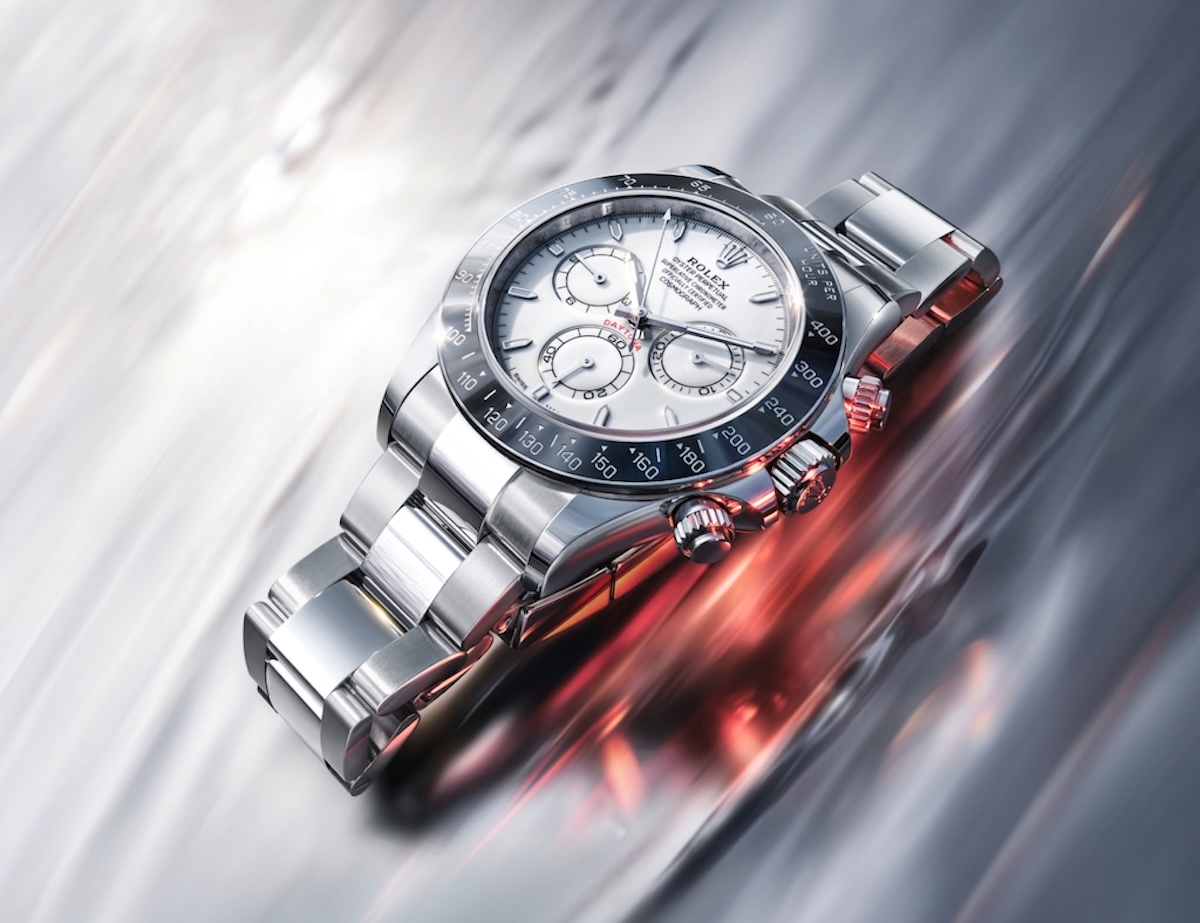 Cosmograph Daytona Rolesium 126502 wrist shot — Rolex's off-catalog steel-and-platinum Daytona