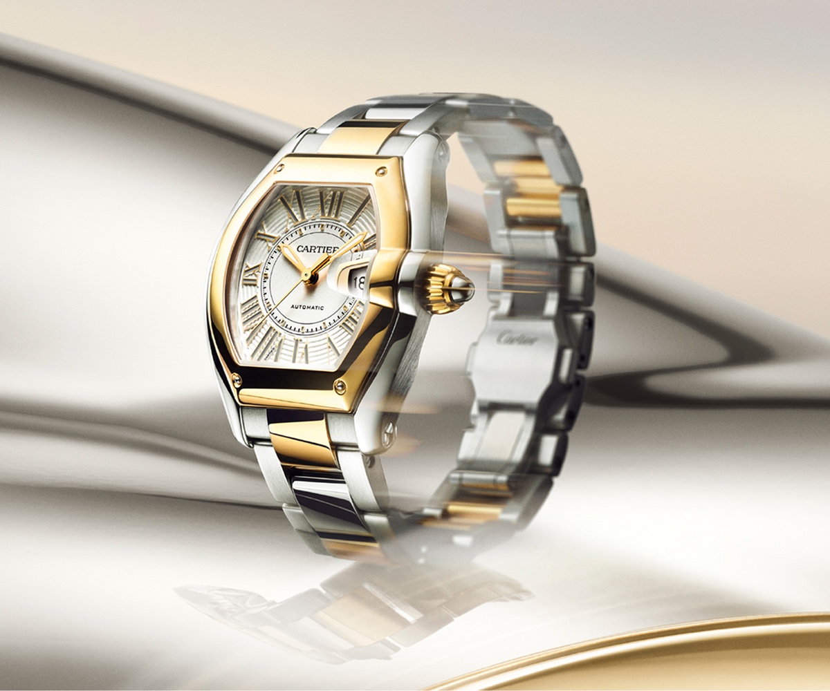 Cartier Roadster two-tone yellow gold and steel