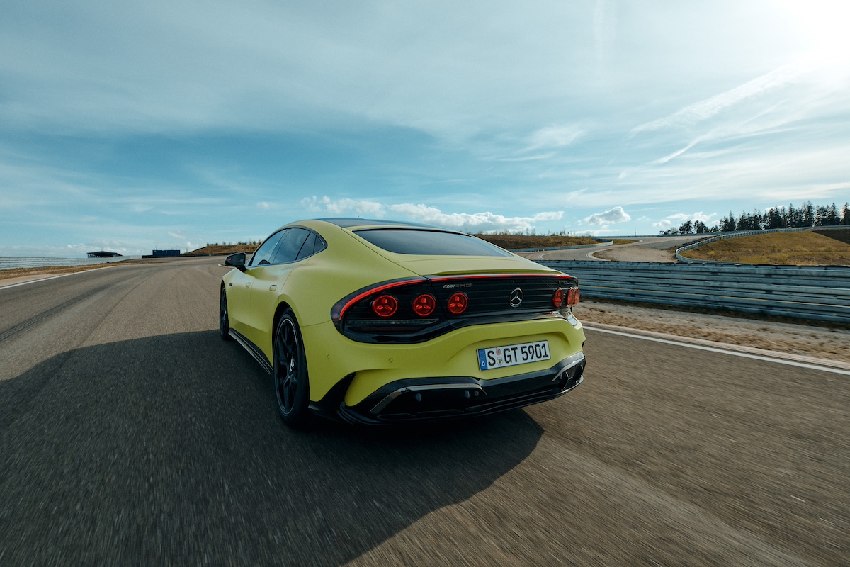 Mercedes-AMG GT 4-Door Coupé 2026 — exterior detail shot