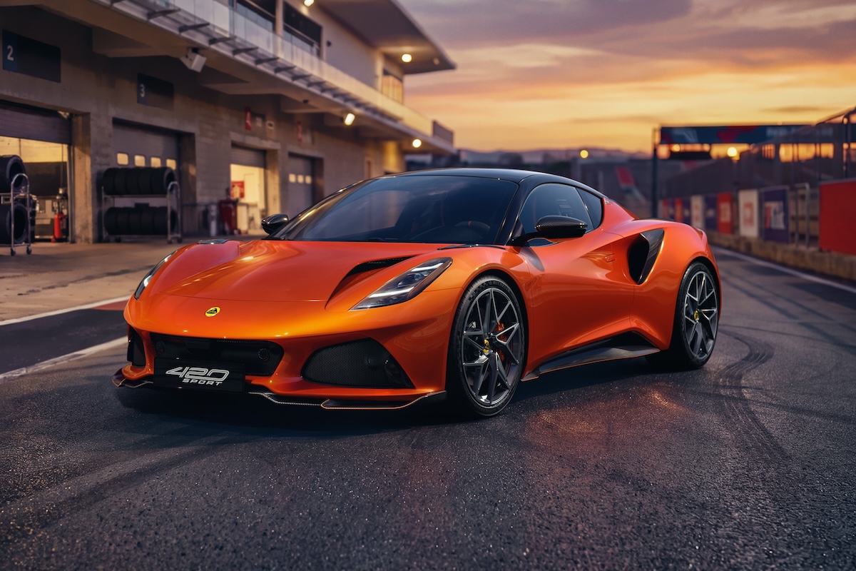 Lotus Emira 420 Sport aerodynamic body detail