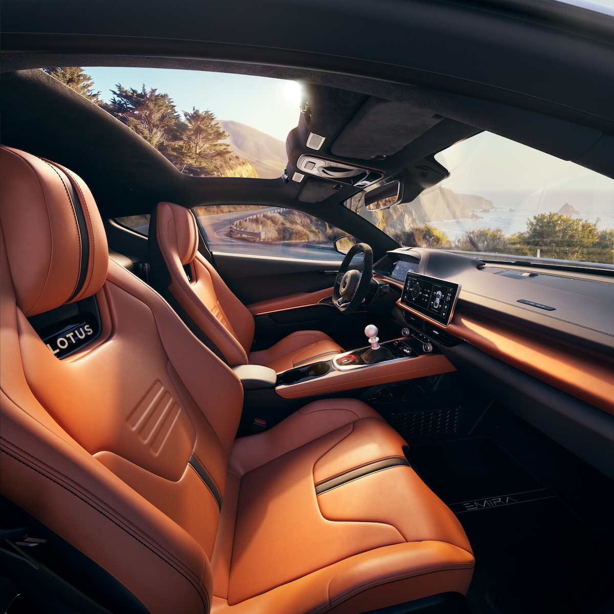 Lotus Emira 420 Sport removable glass roof panel