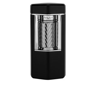 XIKAR Meridian Triple Soft Flame Lighter – Black & Gunmetal