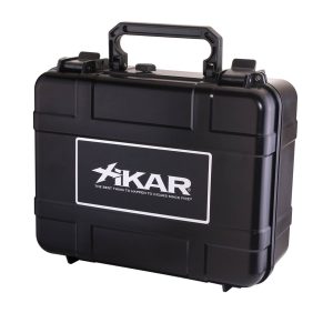 XIKAR 40-Cigar Travel Humidor – Black (XIKAR Label)